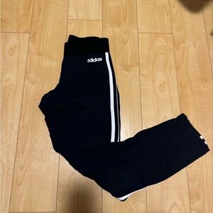 Classic Adidas Striped Leggings with White 3 Stripes